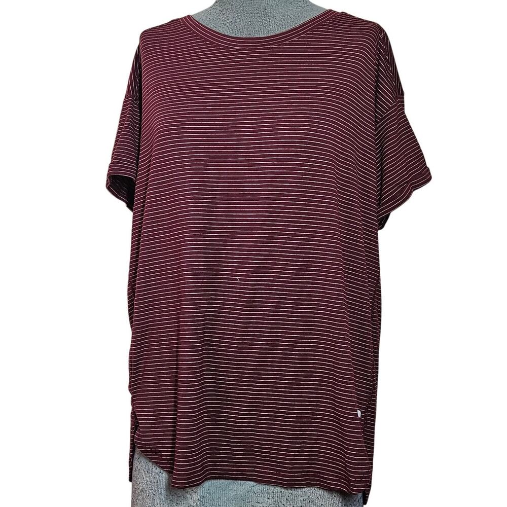 Stripped Short Sleeve Teee Size Large